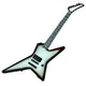 EVH Limited Edition Star T.O.M. Electric Guitar Black and white electric guitar on a white background