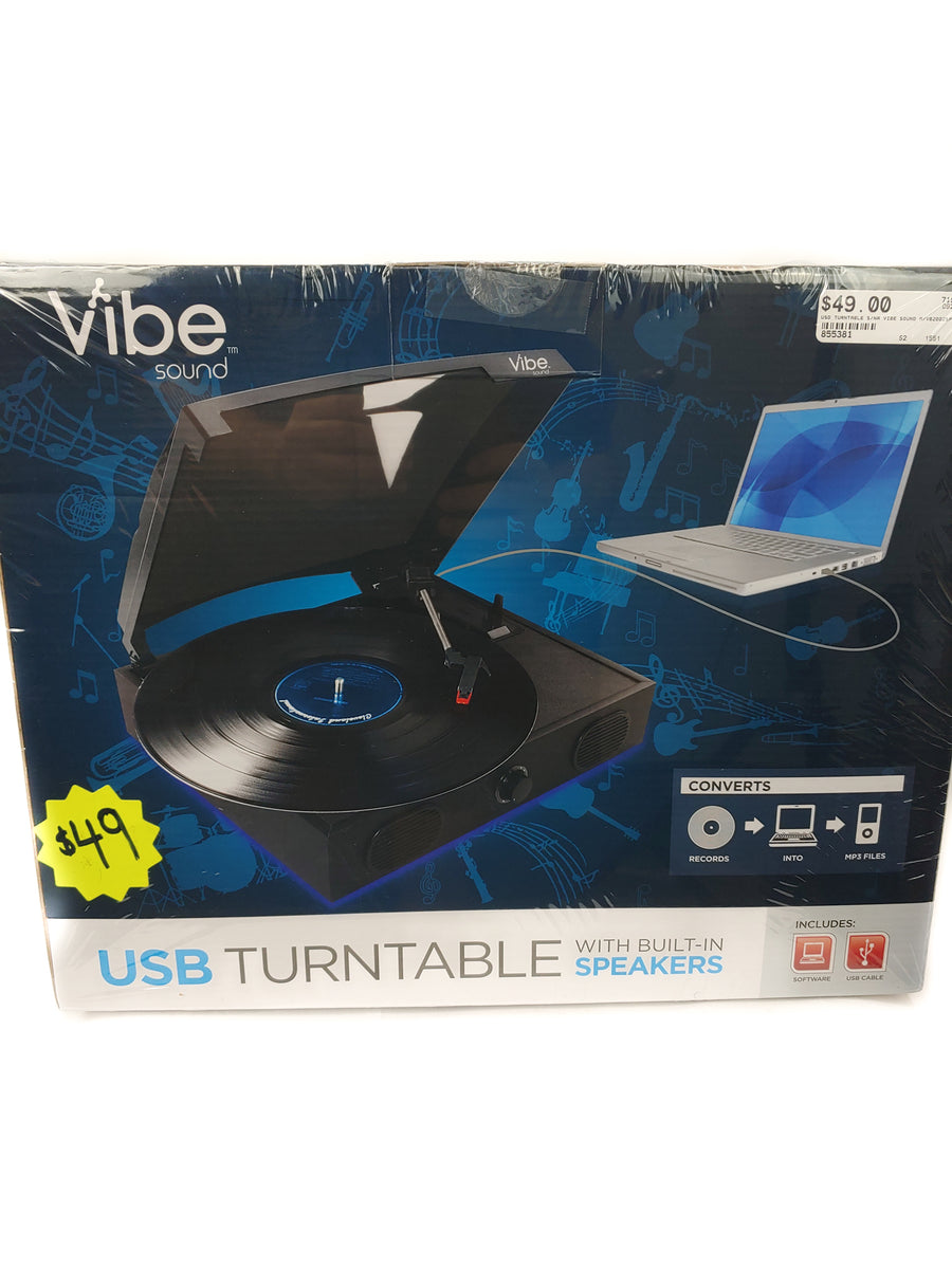 Vibe sound hot sale usb turntable