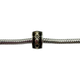 Pandora .925 Sterling Silver Golden Dew Floral Spacer Charm Silver and gold floral design charm on white background