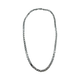 .925 Sterling Silver 25.9G 6MM Mariner Link Chain Necklace Silver chain necklace on a white background