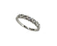 .925 Sterling Silver 1/2CTW Lab Created Diamond 5 Inline 6-Bar Band