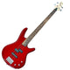 Ibanez GiO SOUNDGEAR GSR190 Electric Bass Guitar w/ Soft Case Red electric bass guitar on a white background