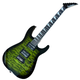 JS Series Dinky JS20 DKQ 2PT Electric Guitar - Transparent Green