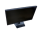 Black computer monitor on a white background
