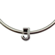 Pandora .925 Sterling Silver "J" Initial Charm Silver bracelet with a letter 'J' charm on a white background