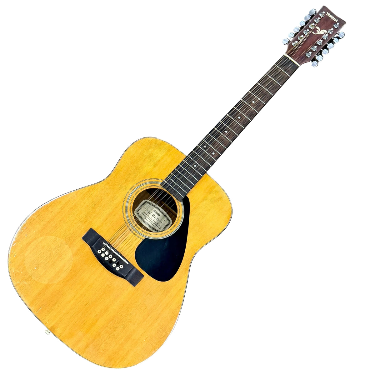 YAMAHA FG-412-12 12-String Dreadnought Acoustic Guitar (Missing 3 Stri