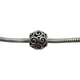 Pandora .925 Sterling Silver "Ocean Breeze" Openwork Charm Silver metal charm bead with intricate design on a white background