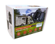 Box packaging for an electronic smart RV lock with an RV and lock illustration on a scenic background.