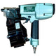 Metabo HPT 15-Degree 2-1/2" Pneumatic Coil Siding Nailer (NV65AH2) Pneumatic nail gun on a wooden floor with Metabo branding.