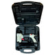 PORTER-CABLE 18-Gauge 1-1/4" Pneumatic Brad Nailer w/ Hard Case (BN125A) Pneumatic drill in a black case on a wooden floor