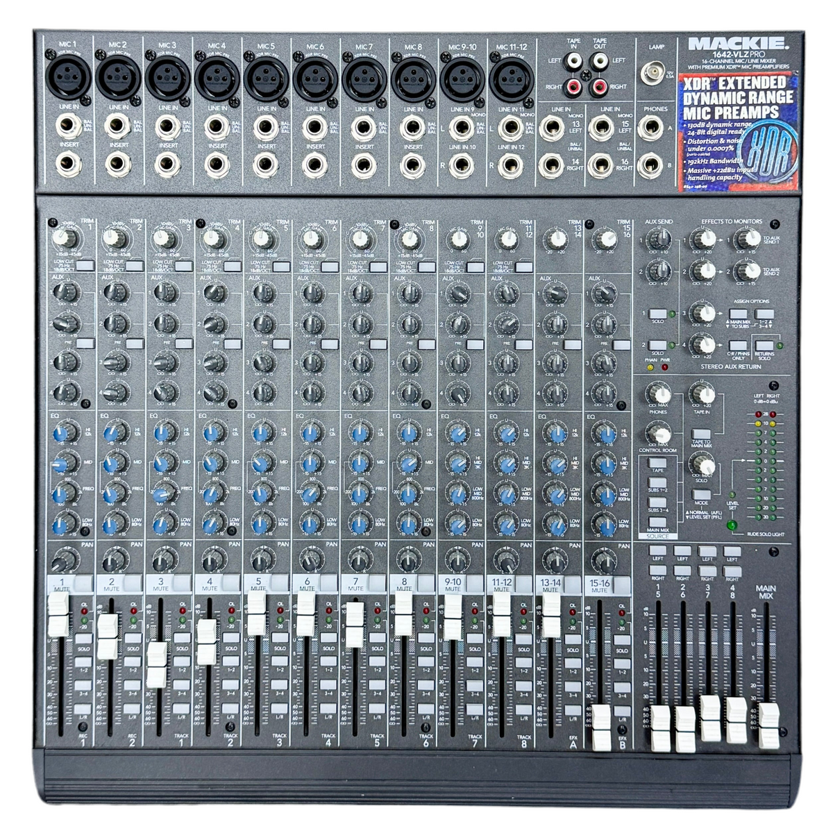 Mackie 1642-VLZ PRO 16-Channel Mic/Line Mixer w/ Premium XDR