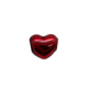Pandora .925 Sterling Silver Metallic Red Heart Charm
