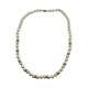 14K Yellow Gold Pearl & 2.5CTW Diamond Station Alternating Necklace