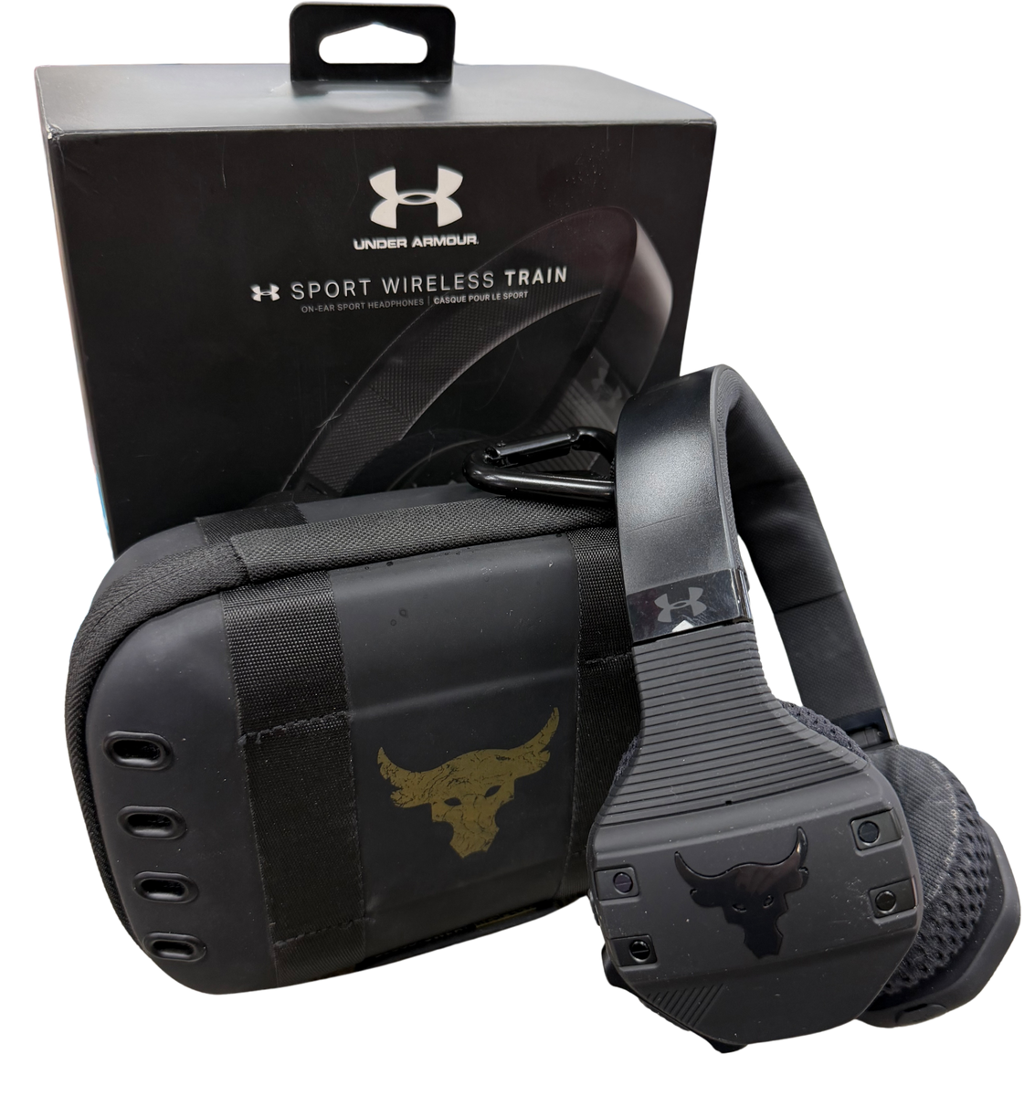 ヘッドホン Under Armour SPORT WIRELESS PROJECT ROCK Under Armour Sport Wireless Train Project Rock Edition Bluetooth Headp