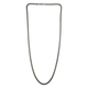 .925 Sterling Silver 23.3G 4MM Cuban Link Chain Necklace