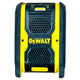 DeWalt 12V/20V MAX Cordless Jobsite Bluetooth 4.0 Speaker (DCR006) Yellow and black DEWALT radio on a white background