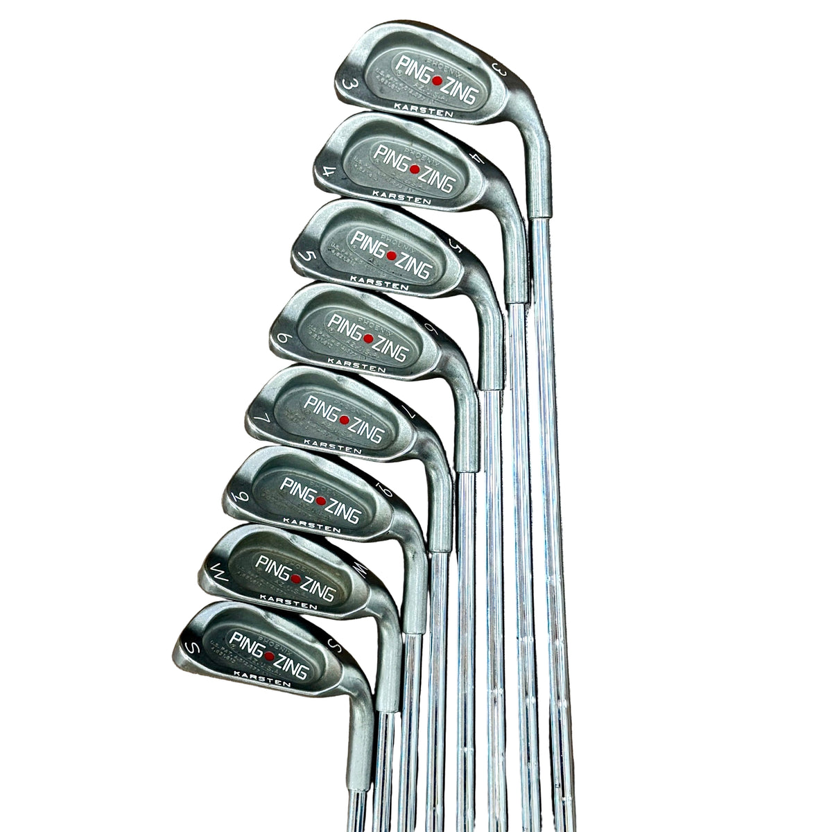 PING ZING Red Dot 8-Piece Iron Set RH Golf Clubs (3-7, 9, W, S)