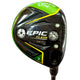 Callaway EPIC FLASH SUB ZERO 3 Wood RH Golf Club Callaway Epic Flash golf club head on a wooden floor background