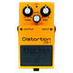 BOSS DS-1 Distortion Guitar Effects Pedal Boss DS-1 distortion pedal with three knobs on a white background