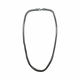 .925 Sterling Silver 70.3G 5MM Franco Chain Silver chain necklace on a white background