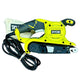 RYOBI 6-Amp 3" x 18" Corded Belt Sander (BE319) Yellow and black Ryobi belt sander with a white background