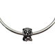 Pandora .925 Sterling Silver Cute Sparkling Panda Charm Silver bracelet with a bear-shaped charm on a white background