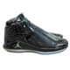 Jordan XXXII - Black Cat (Size 13) Black sneaker with a brand logo on a white background