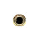 14K Yellow Gold Black Onyx & 1/2CTW Diamond Channel Ring