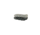 Stack of three diamond rings on a white background