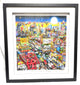 Charles Fazzino – “We Found Love on Broadway” 3D Limited Edition Artwork – Framed
