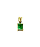 18K Yellow Gold Emerald Basket Pendant