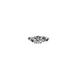 14K White Gold 1.5CTW Lab Grown Diamond Ring w/ Black Diamond Accents