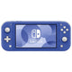 Nintendo Switch Lite Handheld Console Blue Nintendo Switch console on a white background
