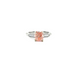 Tacori Platinum/18K Gold Lab Grown Pink Cushion Cut Diamond Ring