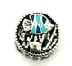 .925 Sterling Silver Pandora Blue Ocean Life Fish CZ Charm