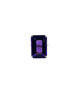 Tiffany & Co. .925 Sterling Silver Sparklers Emerald Cut Amethyst Cocktail Ring