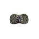 14K Yellow Gold 3CTW Diamond Bezel Set Pavé Pinched Ring Diamond Ring on a white background