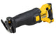 DeWalt cordless reciprocating saw on a white background