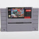 Super Nintendo Entertainment System game cartridge with 'Street Fighter II' artwork on a white background