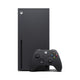Microsoft Xbox Series X Console - Carbon Black Microsoft Xbox Series X gaming console in carbon black, with a matching wireless controller placed in front.