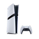 Sony PlayStation 5 Pro Console White gaming console with black accents and matching controller on a white background