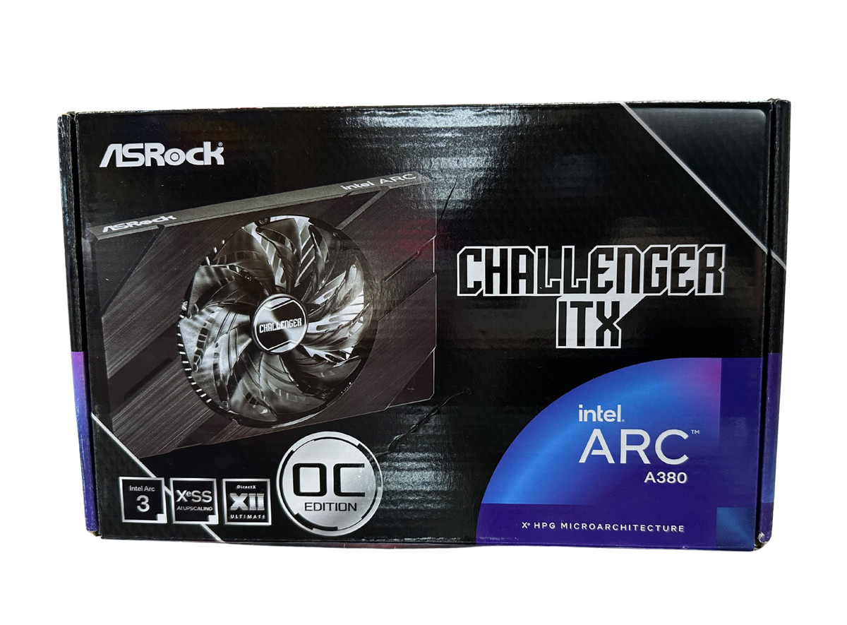 ASRock Intel Arc A380 Challenger ITX OC Graphics Card