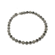 14K White Gold 2CTW Black and White Diamond Bracelet Silver bracelet with floral designs on a white background