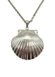 .925 Sterling Silver Seashell Pendant