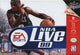 NBA Live 99 video game cover with a basketball player and EA Sports logo.
