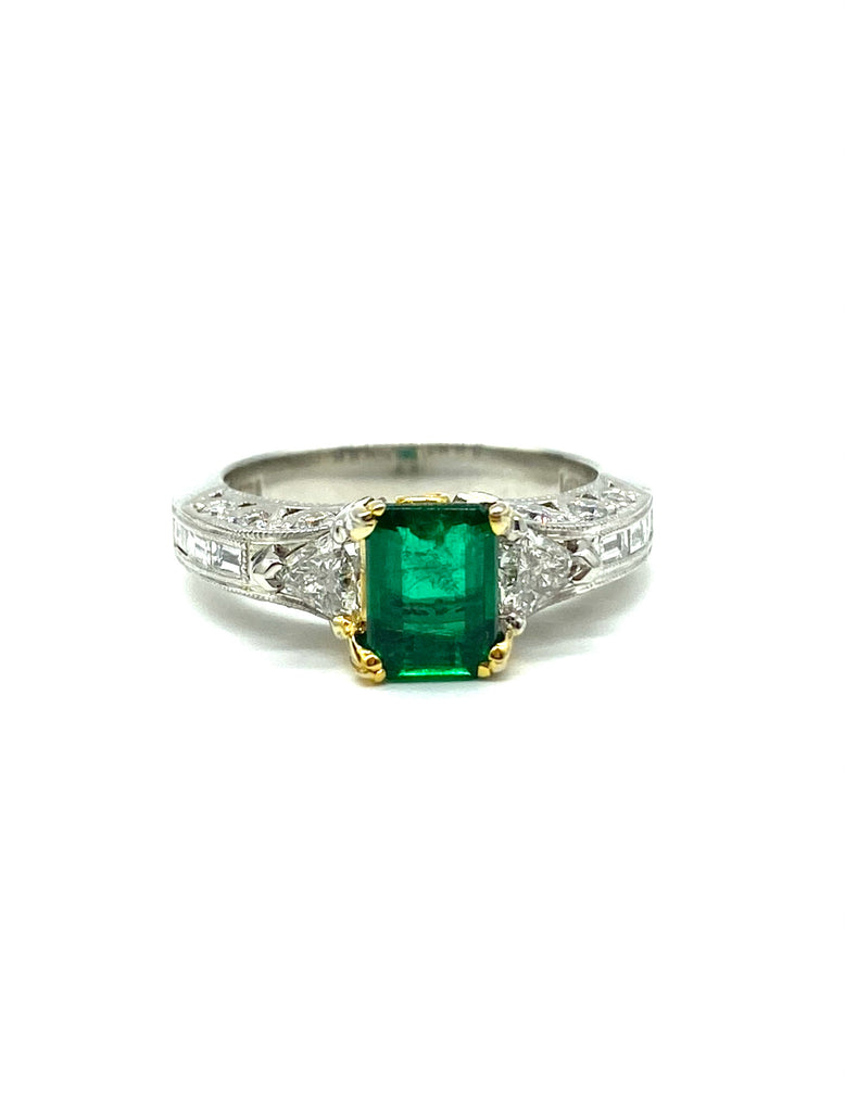Tacori Emerald and Diamond Ring - Dick's Pawn Superstore