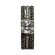 .925 Sterling Silver CZ 3-Row Elongated Pendant Elegant pendant with a large central gemstone and smaller stones on a white background