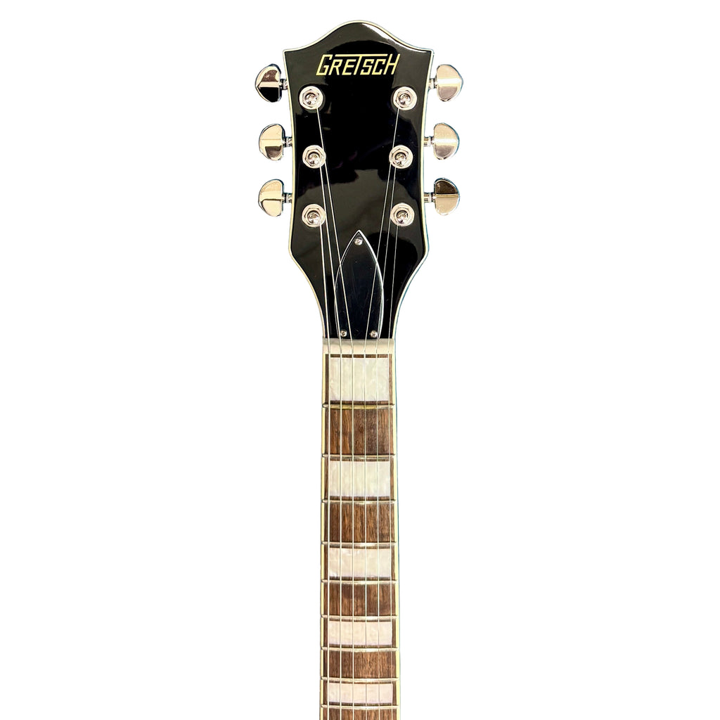 Gretsch G2622/PHNTM Streamliner Center Block Double-Cut with V-Stoptail Electric Guitar w/ Hard Case Gretsch guitar headstock on a white background