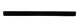 Black rectangular object on a white background