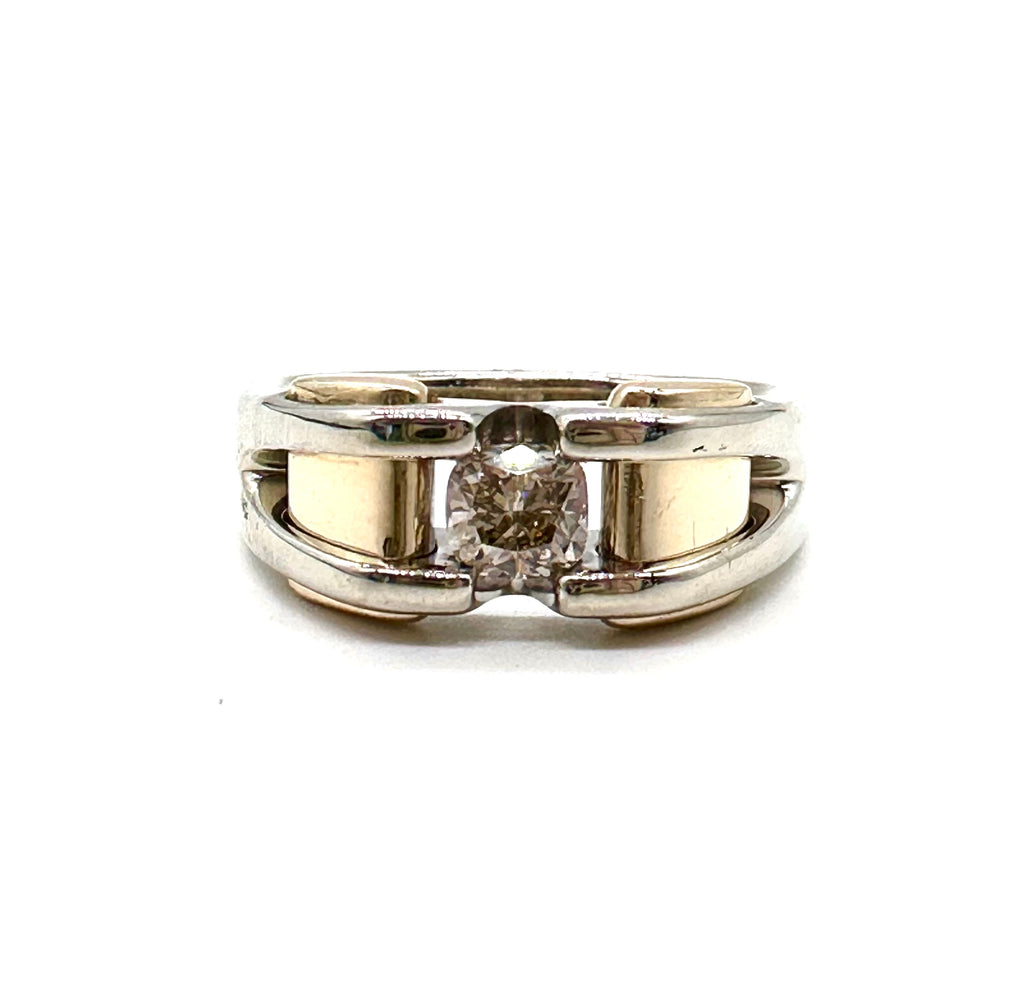 Men’s Diamond Tension Set Ring